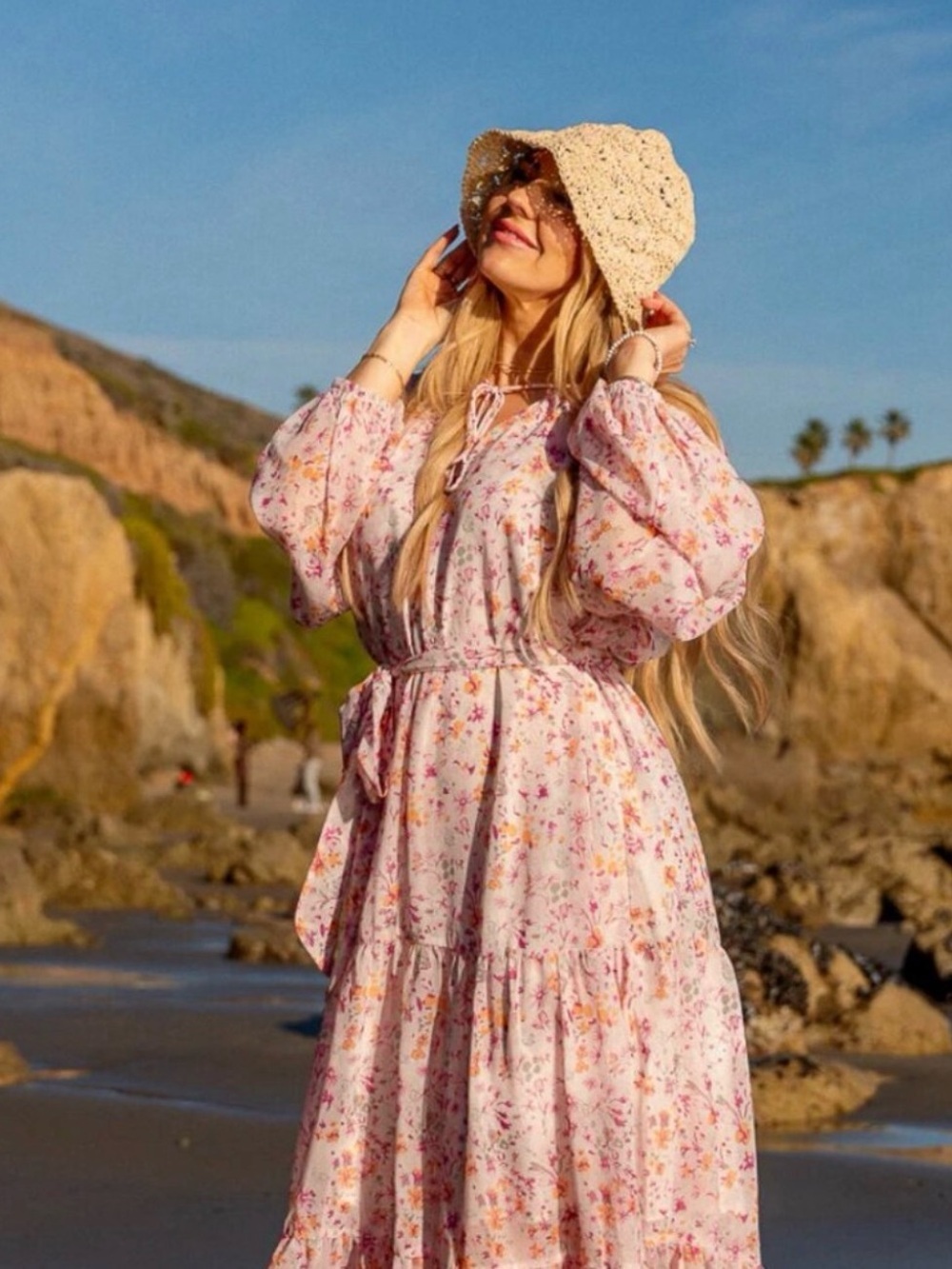 NWT Ivy City Co Imagen Maxi Dress in Blush Size 4X